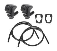 A ABSOPRO Windshield Washer Nozzle Kit for Jeep Liberty Windshield Spray Nozzles Wiper Spray Washer Jet No.68260443AA 2 Pcs 1 Meter Fluid Hose
