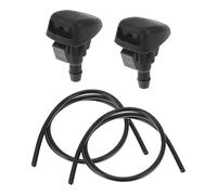 A ABSOPRO Windshield Washer Nozzle Kit for Mazda 6 2014-2017 Windshield Spray Nozzles Wiper Spray Washer Jet No.KD4567510 2 Pcs 1 Meter Fluid Hose