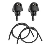 A ABSOPRO Windshield Washer Nozzle Kit for Renault Trafic II 2001-2014 Windshield Spray Nozzles Wiper Spray Washer Jet No.93160047 2 Pcs 1 Meter Fluid Hose