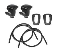 A ABSOPRO Windshield Washer Nozzle Kit for Toyota MR2 99-07 Windshield Spray Nozzles Wiper Spray Washer Jet No.8538120070 2 Pcs Gaskets 2 Pcs 1 Meter Fluid Hose