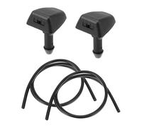 A ABSOPRO Windshield Washer Nozzle Kit for Volvo C30 2007-2013 Windshield Spray Nozzles Wiper Spray Washer Jet No.30655605 2 Pcs 1 Meter Fluid Hose