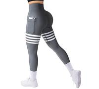 A AGROSTE Seamless Workout Leggings for Women Scrunch Butt Lifting Leggings Booty High Waisted Yoga Pants Gym Leggings