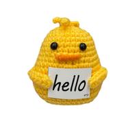 A AIFAMY Big Butt Potato Funny Crochet Potato with Positivity Affirmation Card for Hilarious Encouragement Gag Gifts (Yellow, 1P)