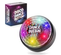 A AIFAMY Disco Dance Button with 5 Songs Funny Buttons for Party Supply Desk Toys for Office Coworkers Adults Gag Gifts