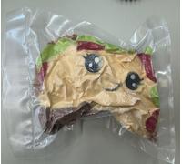 A AIFAMY Taco Stuffed Toy with Sound, Stuffed Food Plush for Emotional Daily Support, Fun Gag Gift Positivity Idea for Birthday Coworker Office Christmas
