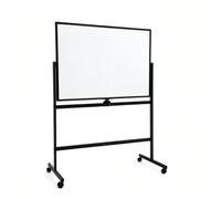 A AIRLLEN Large White Board 32x48 Inches - Mobile Rolling White Board on Wheels, Dry Erase Display for Home, Office, School