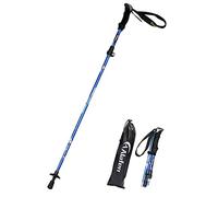 A ALAFEN Aluminum Collapsible Ultralight Travel Trekking Hiking Pole for Men and Women, Blue 1PC