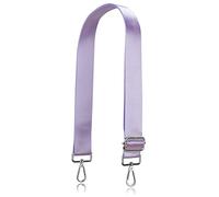A ALLZEDREAM Allzedream Wide Purse Strap Replacement Crossbody Shoulder Bag Adjustable, Purple-silver Hardeware, Wide:1.5in (3.8cm)