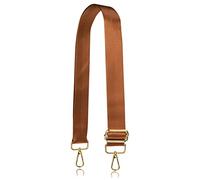 A ALLZEDREAM llzedream Wide Adjustable Shoulder Bag Strap Replacement Brown Medium Modern