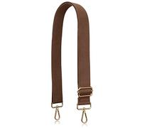 A ALLZEDREAM Purse Straps Replacement Crossbody Bags Handbag Wide Canvas Leather Adjustable, Brown S, M