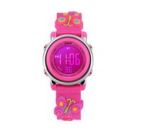 A ALPS 5-11 Year Old Kids Watches Waterproof Sports Watch 3D Cute Cartoon Digital 7 Colors Luminous Kids Watch