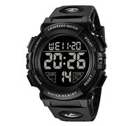 A ALPS Digital Men's Watches - Sports Outdoor Watch 5 ATM Waterproof Watches with Alarm Clock/Calendar/Stopwatch/Shockproof, Strap.