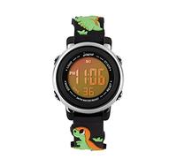 A ALPS Kids Watches Boys Watches Ages 5-11 Sports Waterproof 3D Cute Cartoon Digital 7 Color Lights Wrist Watch for Kids Gifts