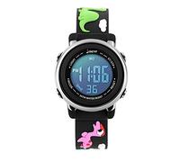 A ALPS Kids Watches Girl Watches Ages 5-11 Sports Waterproof 3D Cute Cartoon Digital 7 Color Lights Wrist Watch for Kids Gifts