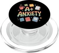 A+ Anxiety Funny Perfectionist Student Overachiever PopSockets PopGrip for MagSafe