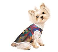 a Artistic Expression Pet Breathable Sleeveless T-shirt S for Small Dogs and Cats Soft, Lightweight, Stylish