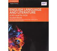 A/As Level English Language and Literature for Aqa Student Book with Cambridge Elevate Enhanced Edition (2 Years) (Level (As) English Language and Literature Aqa)