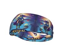 a Astral Adventure Fashionable Colorful Sports Headband - Breathable, Stretchable, Lightweight, Unisex, Soft