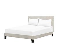 A ATH COLLECTION 800 Thread Count Egyptian Cotton Fitted Sheet 28 CM/11 Inch Extra Deep Pocket, Hotel Quality Cotton Soft, Fade & Wrinkle Resistant Fitted Bed Sheets White (Super King)