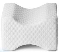 A ATH COLLECTION® Knee Pillow To Relieve Lower Leg, Back, and Knee Pain - Memory Foam Orthopaedic Leg Pillow for sleeping on side