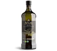 A ATLAS OLIVE OILS Organic Cold Press Extra Virgin Olive Oil with Polyphenol Rich, Newly Harvested Unprocessed from One Single Family Farm Cold Press Ext. Virgin 34 Fl Oz (Pack of 1)