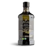 A ATLAS OLIVE OILS Organic Cold Pressed Moroccan Extra Virgin Olive Oil, Polyphenol Rich, EVOO, Newly Harvested Unprocessed from One Single Family Farm Cold Press Ext. Virgin 17 Fl Oz (Pack of 1)