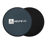 A AZURELIFE Exercise Core Sliders, Dual Sided Exercise Gliding Discs Use on Carpet or Hardwood Floors, Light and Portable, Perfect for Abdominal&Core Workouts