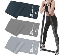 A AZURELIFE Resistance Bands,Professional Long Non-Latex Elastic Stretch Bands,Exercise Bands for Physical Therapy, Yoga, Pilates, Rehab, at-Home or The Gym Workouts, Strength Training