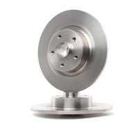 ABS 17451 Rear Brake Discs Pair 300mm Solid Fits Renault Espace Vel Satis