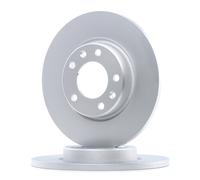 2x Brake disc solid 18444 A.B.S. for CITROËN PEUGEOT OPEL VAUXHALL TOYOTA DS