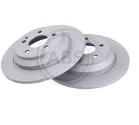 ABS 18465 Rear Brake Discs Pair 300mm Solid Fits Mercedes Eqv Marco Polo V-Class