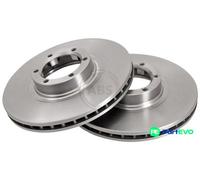 A.B.S. 2 X BRAKE DISC 15106 FOR RENAULT