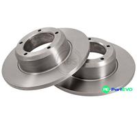 A.B.S. 2 X BRAKE DISC 15615 FOR LAND ROVER