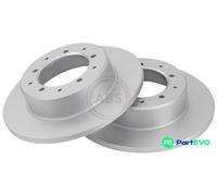 A.B.S. 2 X BRAKE DISC 15616 FOR LAND ROVER
