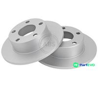A.B.S. 2 X BRAKE DISC 15712 FOR AUDI