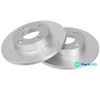 A.B.S. 2 X BRAKE DISC 15745 FOR AUDI