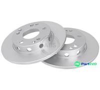 A.B.S. 2 X BRAKE DISC 15778 FOR MERCEDES-BENZ