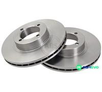 A.B.S. 2 X BRAKE DISC 15803 FOR VAUXHALL