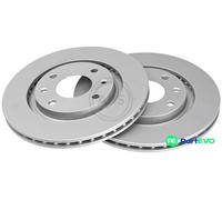 ABS All Brake Systems Brake Discs 15841 – 2x Original for Citroën Peugeot