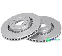 A.B.S. 2 X BRAKE DISC 15878 FOR OPEL VAUXHALL DAEWOO