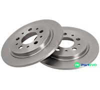 A.B.S. 2 X BRAKE DISC 15955 FOR VOLVO