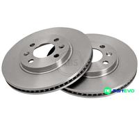 A.B.S. 2 X BRAKE DISC 15963 FOR SAAB