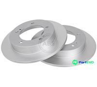 ABS All Brake Systems Brake Disc 15988 Solid for Suzuki GEO - 2 pcs