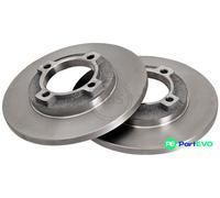 A.B.S. 2 X BRAKE DISC 16017 FOR MAZDA KIA