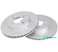 A.B.S. 2 X BRAKE DISC 16039 FOR HONDA MG ROVER LOTUS