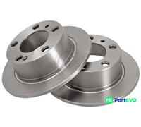 A.B.S. 2 X BRAKE DISC 16053 FOR CITROËN
