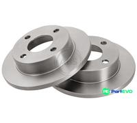 A.B.S. 2 X BRAKE DISC 16065 FOR NISSAN