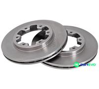 A.B.S. 2 X BRAKE DISC 16078 FOR NISSAN