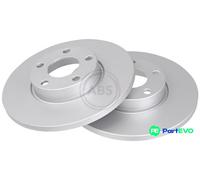 A.B.S. 2 X BRAKE DISC 16097 FOR AUDI