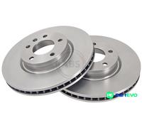 A.B.S. 2 X BRAKE DISC 16113 FOR OPEL VAUXHALL